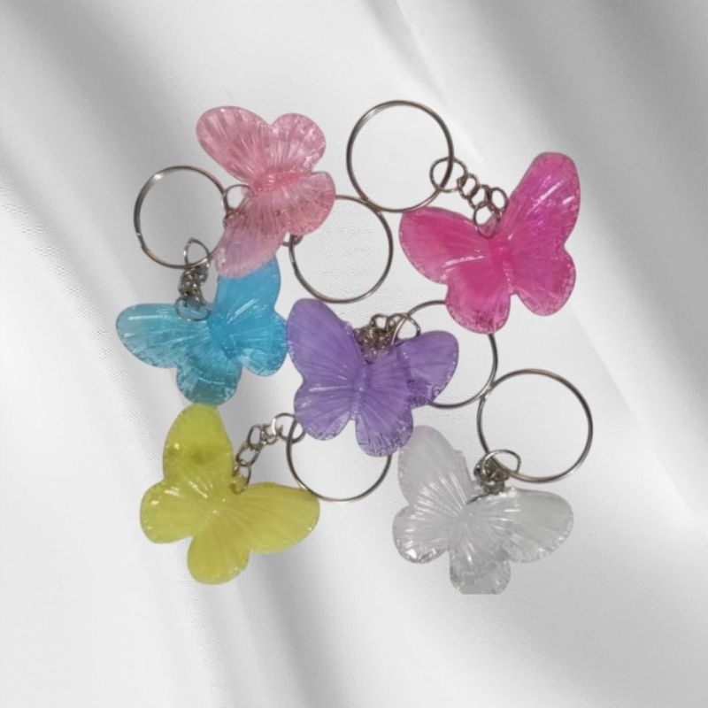Chaveiros de Borboleta Coloridas – Embalados Individualmente em Oferta na Shopee