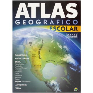 Atlas Geográfico Escolar Infantil Ilustrado 32 Páginas Ensino Fundamental em Oferta na Shopee