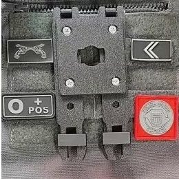 Suporte para câmera de colete modular PM Bahia (Padrão AXON B3)