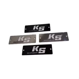 plaqueta escapamento ks . em Oferta na Shopee