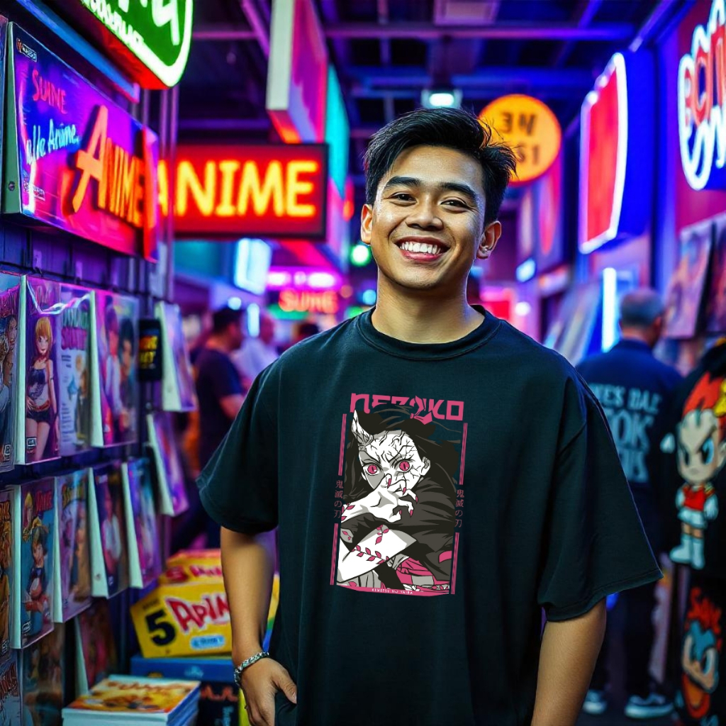 Camiseta Streetwear Gola Reforçada Jujutsu Estampados Anime Japones