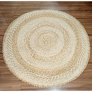 TAPETE DE 1/ 1,20 / 1,50 METROS REDONDO SIANINHA DE PALHA DE CARNAÚBA PARA DECORAÇÃO em Oferta na Shopee
