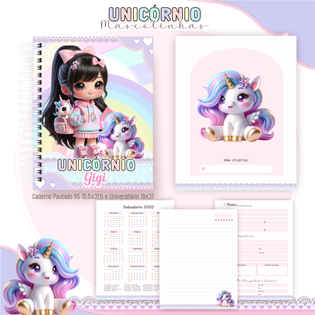 Agenda Escolar Infantil Unicórnio: Onde Comprar | BuscaProdutos