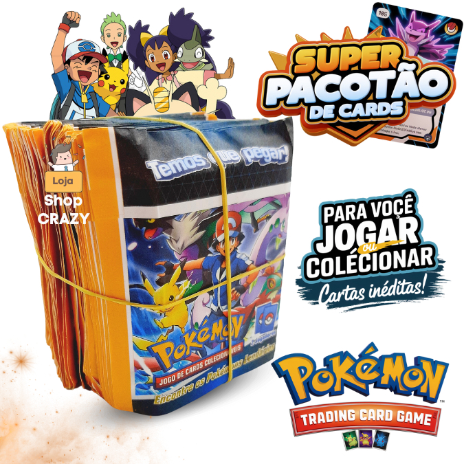 100 Super Cards PokeBall Go 2026 | Bafo ou Colecionar