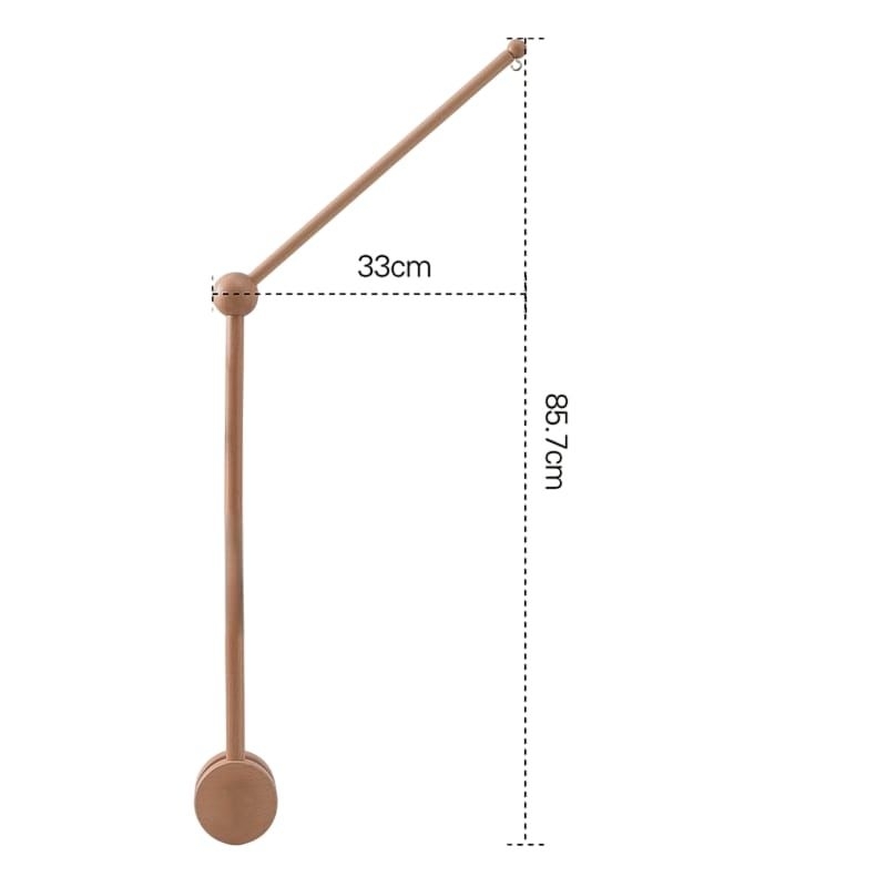 Suporte estrutura de madeira para mobile berço