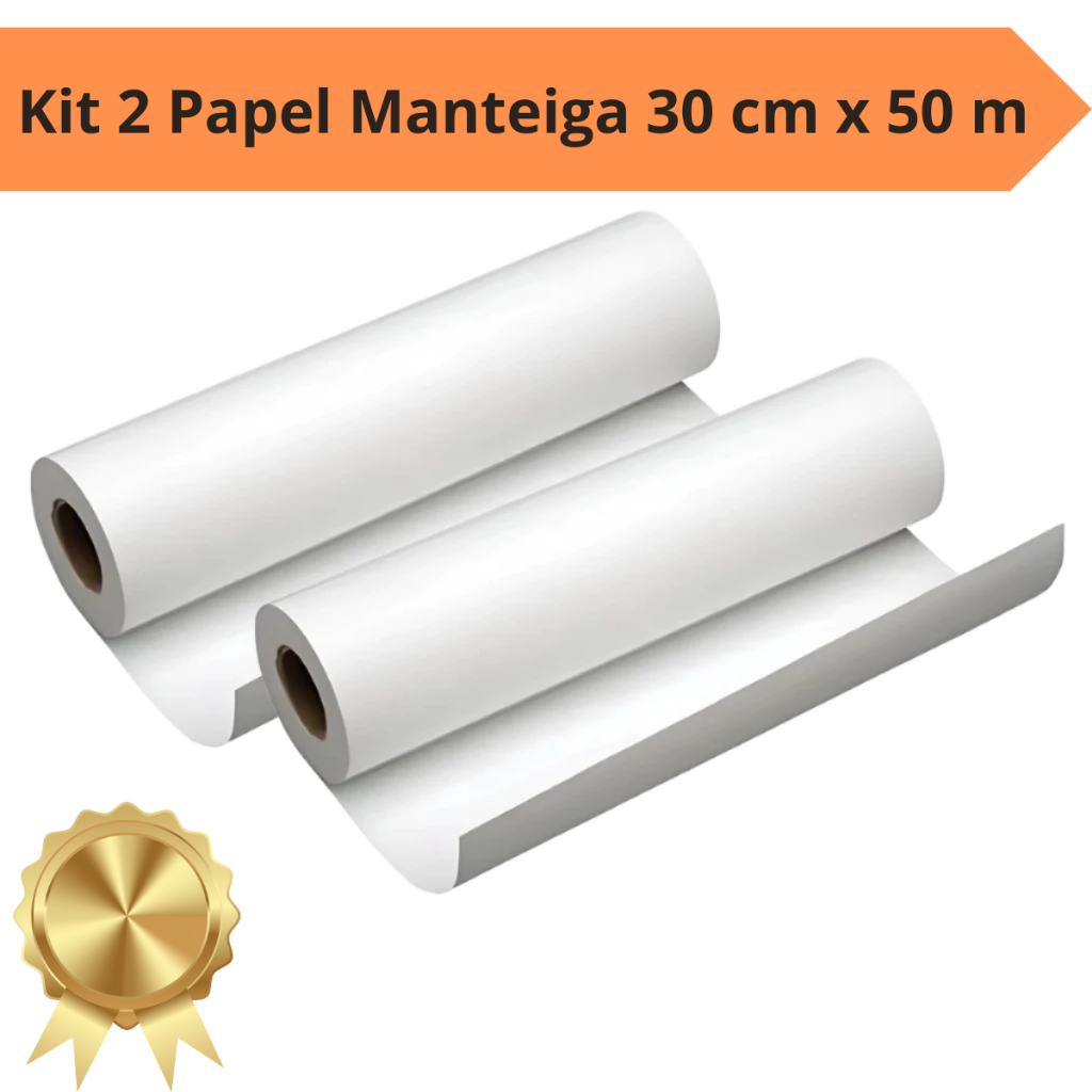 Kit de Papel Manteiga para Assar