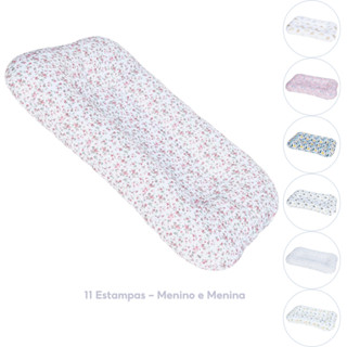 Ninho Redutor De Berço Casulinho Menino E Menina Estampado - Várias Cores