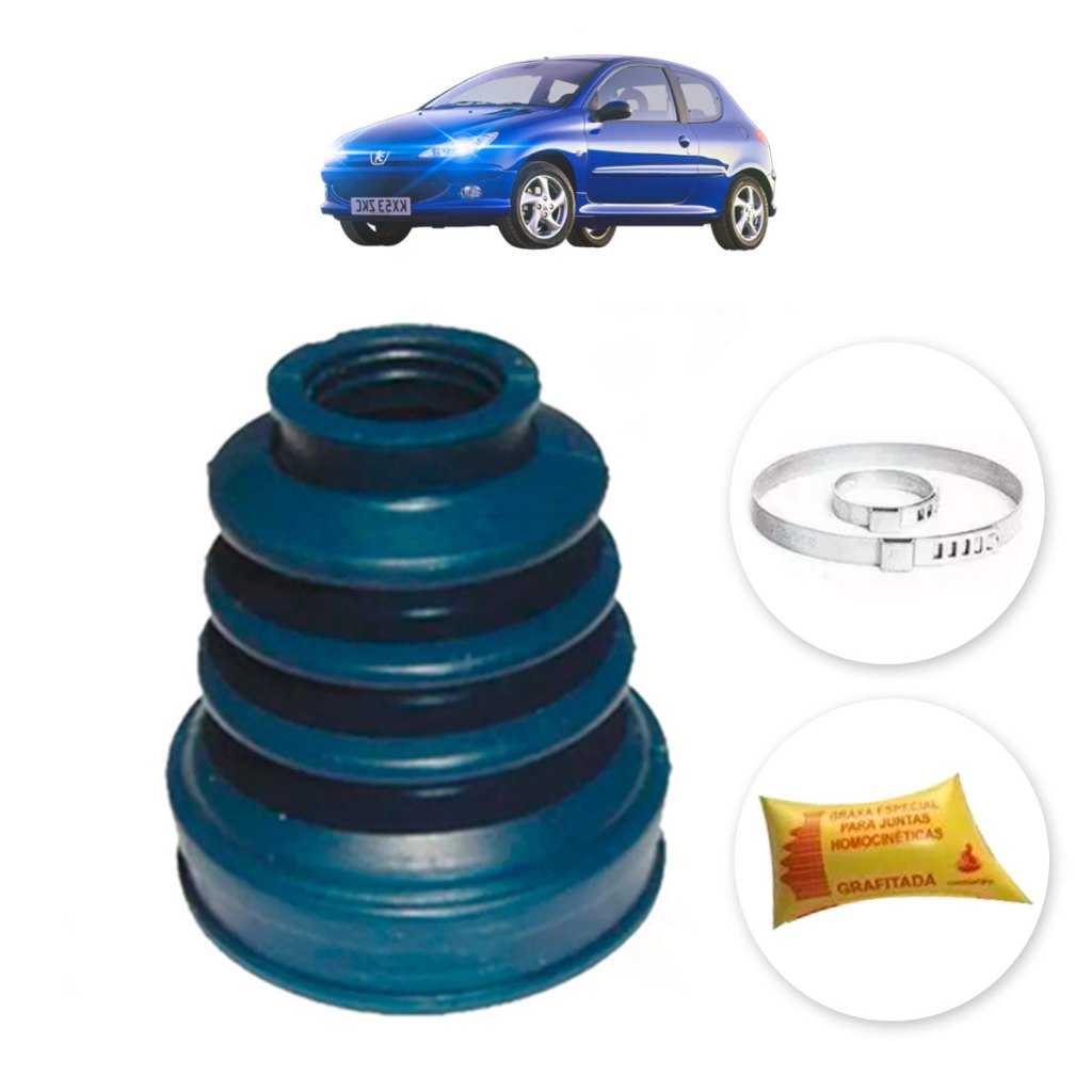 Coifa Homocinética lado câmbio trizeta Peugeot 206 307 motor 1.6