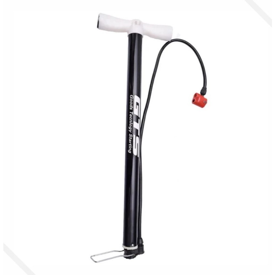 Bomba Oficina De Aco Para Bike Grande 35x590mm Gts Preto em Oferta na Shopee