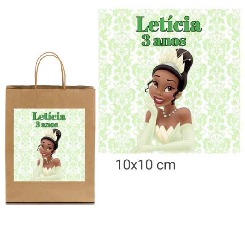 Rótulos Adesivos para Sacola Kraft tamanho 10x10 personalizados | Fazemos qualquer tema | lembrancinhas |aniversário