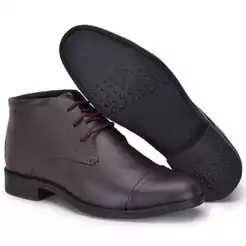 Bota Cuturno Sapato Oxford Masculino Social Confortável De Amarrar Macio Moderno