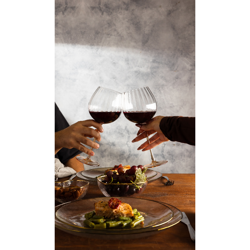 2 Taças de Vinho Wolff Classic de Vidro Âmbar 720ml em Oferta na Shopee
