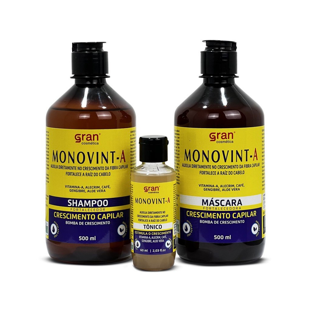 Kit Monovin A Original Bomba de Crescimento Capilar Acelerado
