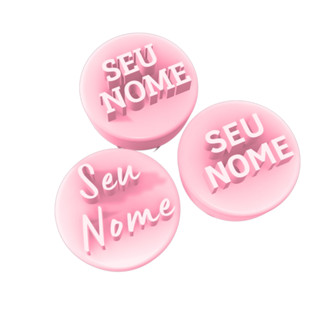 Carimbo para Brigadeiro Docinho Nome com 1 Peça