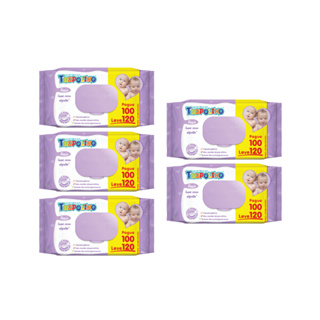 KIT TOALHA UMEDECIDA TROPOLINO 600 FOLHAS (5UNDX120FLS) em Oferta na Shopee