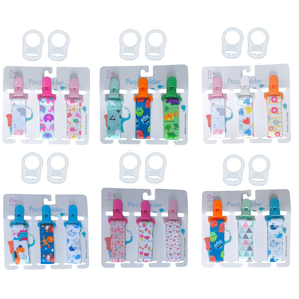 2 anéis argola silicone para chupeta Mam Nuk + 3 Prendedores de chupeta bico Bebê 2 anéis argola silicone para chupeta Mam Nuk + 3 Prendedores de chupeta bico Bebê