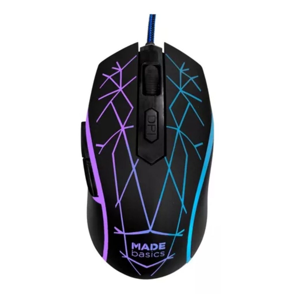 Mouse Gamer Profissional LED RGB 3200 Dpi - Mog-4