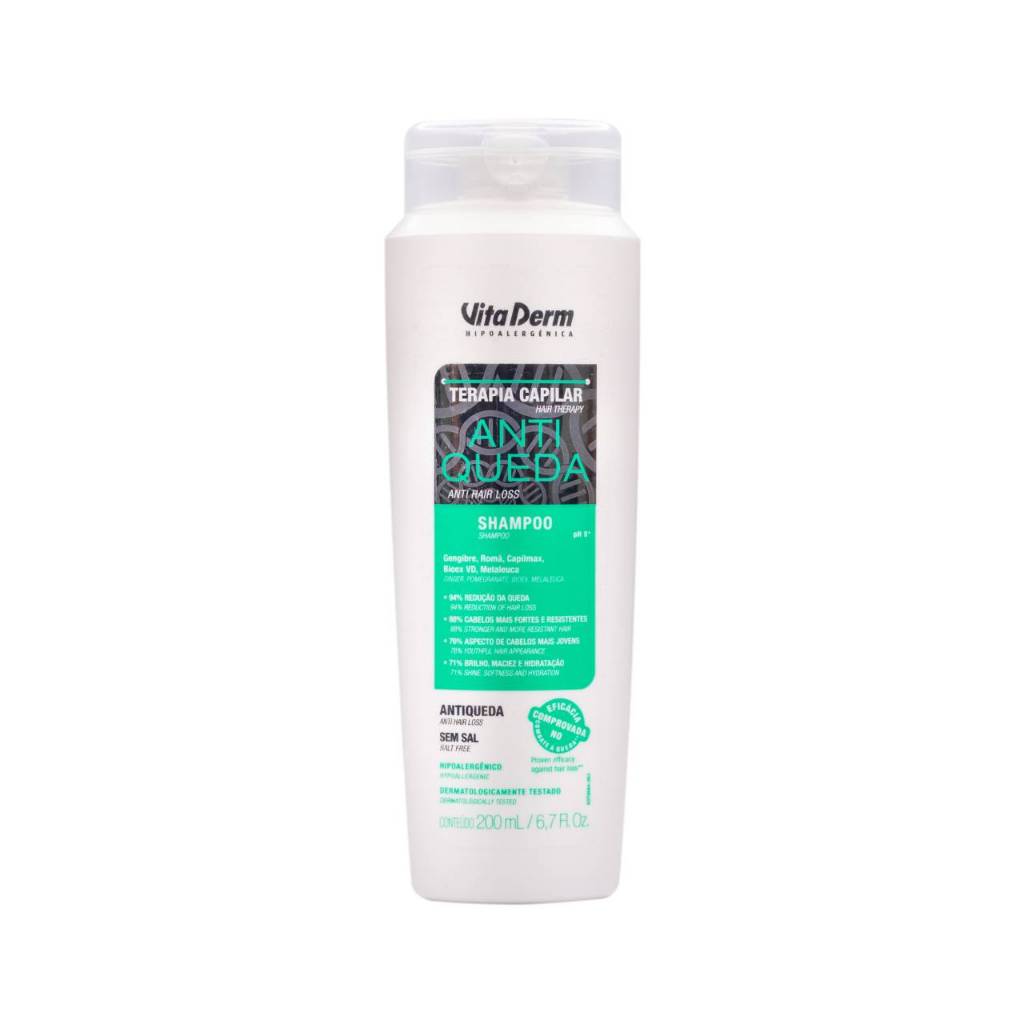 Shampoo Anti Queda Vita Derm Terapia Capilar 200ml