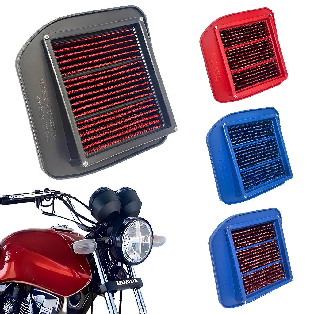 Filtro Ar Esportivo Lavável Titan 125 2000 / 2004 Fan 125 2005 / 2008 *SEM MOLDURA*