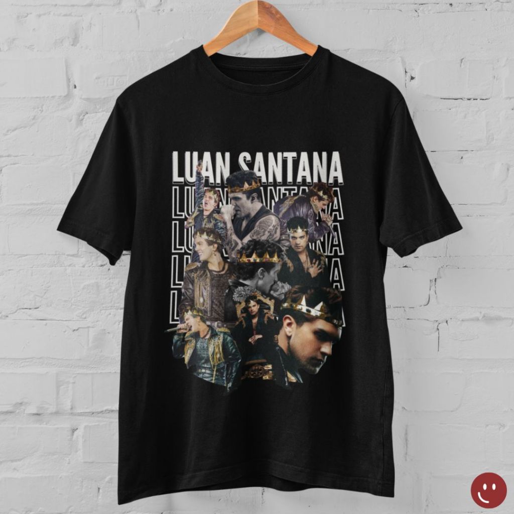 Camisa Cantor Sertanejo Universitário Luan Santana 100% algodão Unissex
