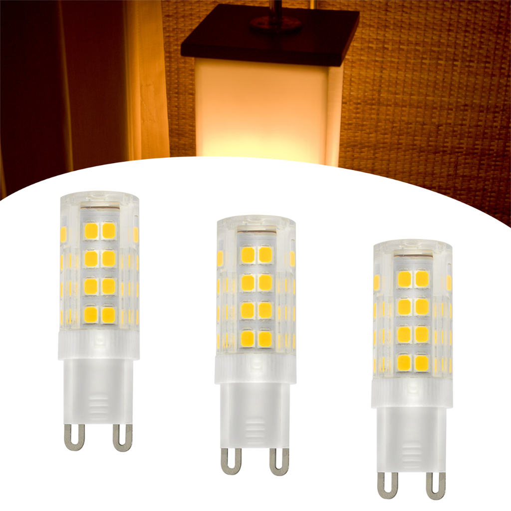 Kit 3 Lâmpadas Led G9 Halopim 5w Bivolt Branco Quente 3000k em Oferta na Shopee