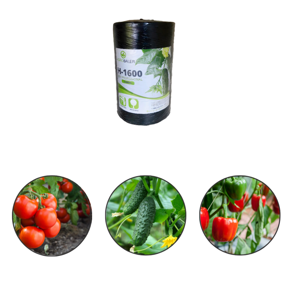 Fitilho Agrobaler  H - 1600 Para Plantações Pepino Pimentão Suporte de Vegetais