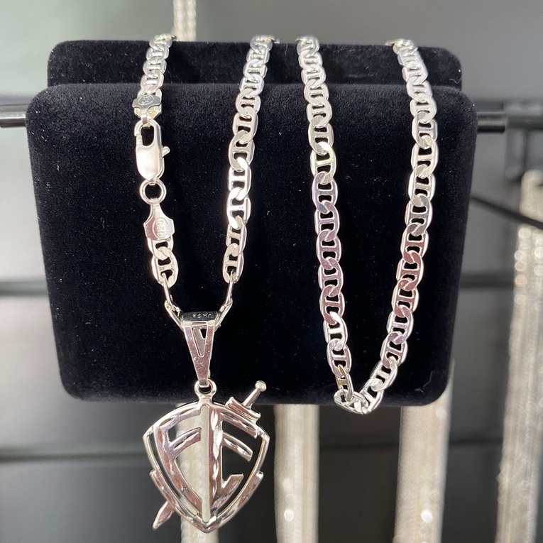 Cordão Piastrine de 4 mm a Prata Legitima 925 - 70 cm Masculino em Oferta na Shopee