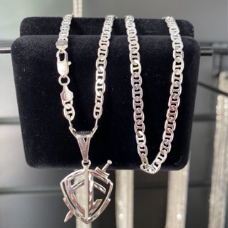 Cordão Piastrine de 4 mm a Prata Legitima 925 - 70 cm Masculino em Oferta na Shopee