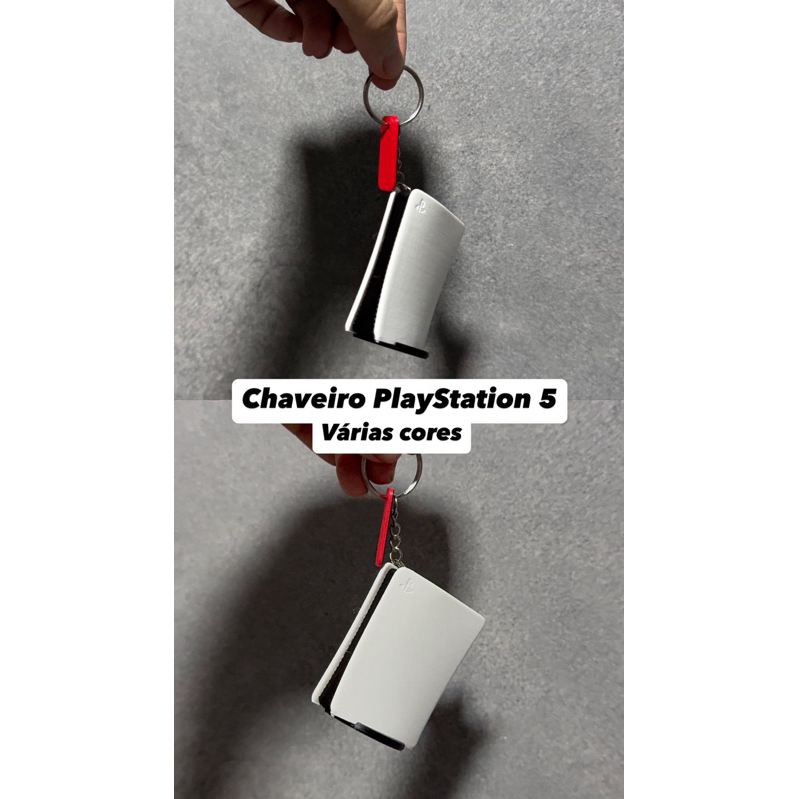 [O MAIS VENDIDO+VÁRIOS MODELOS!] Chaveiro Playstation 5 - PS5 - PS - Video Game - Sony - 3D