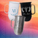 Kit 15 Caneca Alumínio Personalizada 600 ml - Alumínio / Branco/ Preto fosco