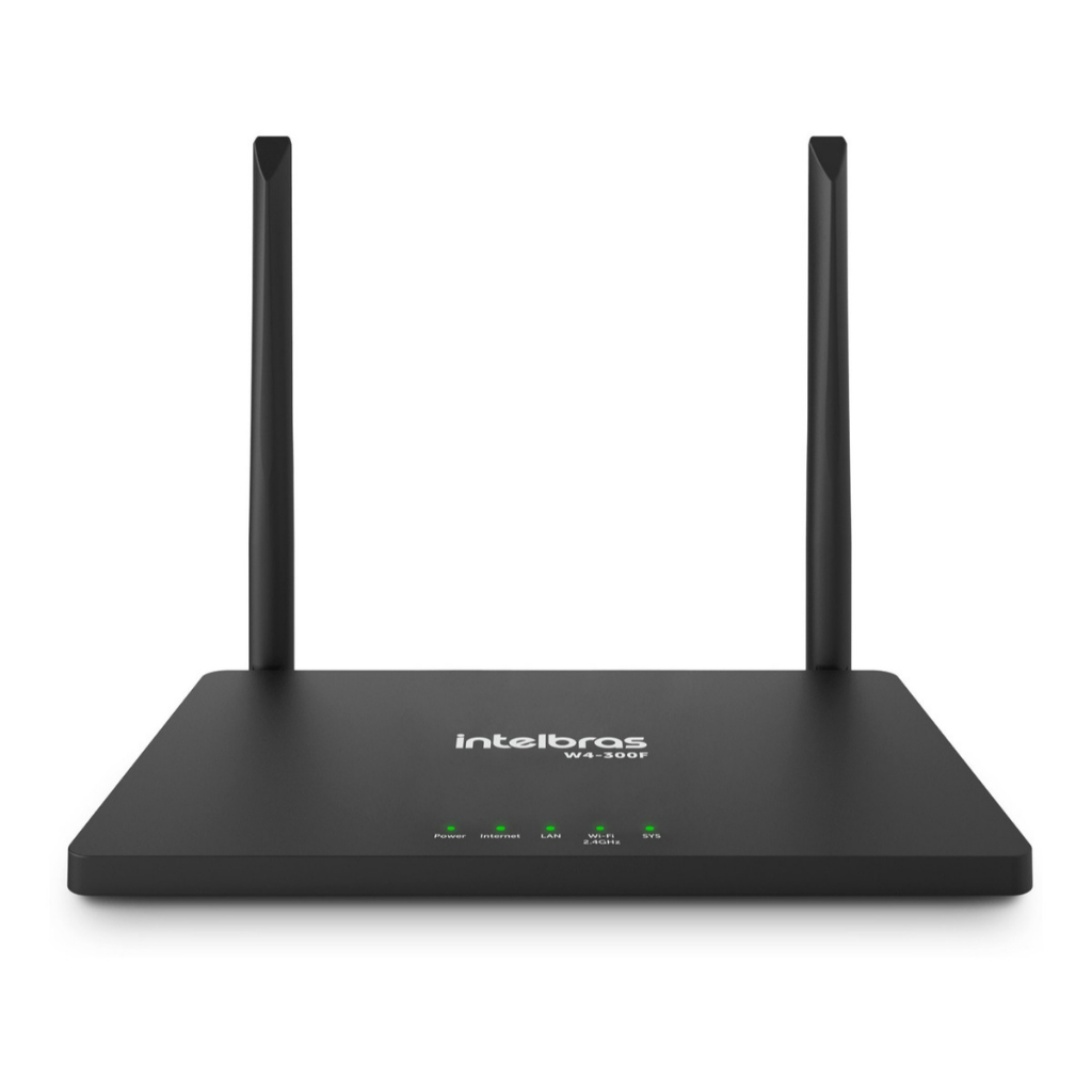 Roteador Wireless Wi-force Intelbras W4-300f Preto Bivolt