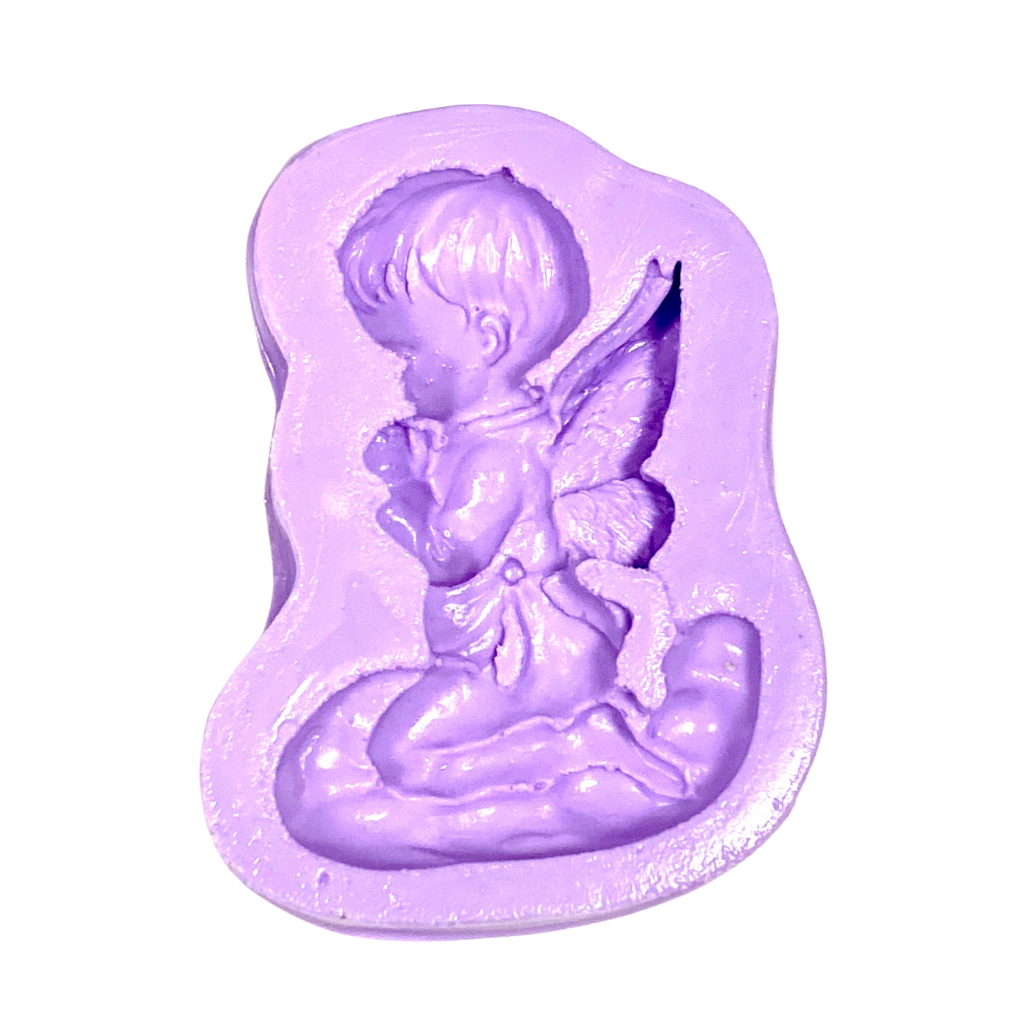 Molde De Silicone Anjo batizado religioso Para Decorar F103