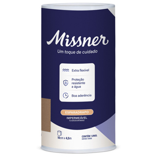 Esparadrapo Impermeável Bege Missner 10cm x 4,5m em Oferta na Shopee