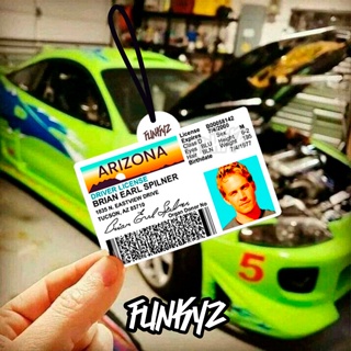 Aromatizante Brian Drivers License Cnh (Cheirinho de Carro Tipo Little Tree) Funkyz em Oferta na Shopee