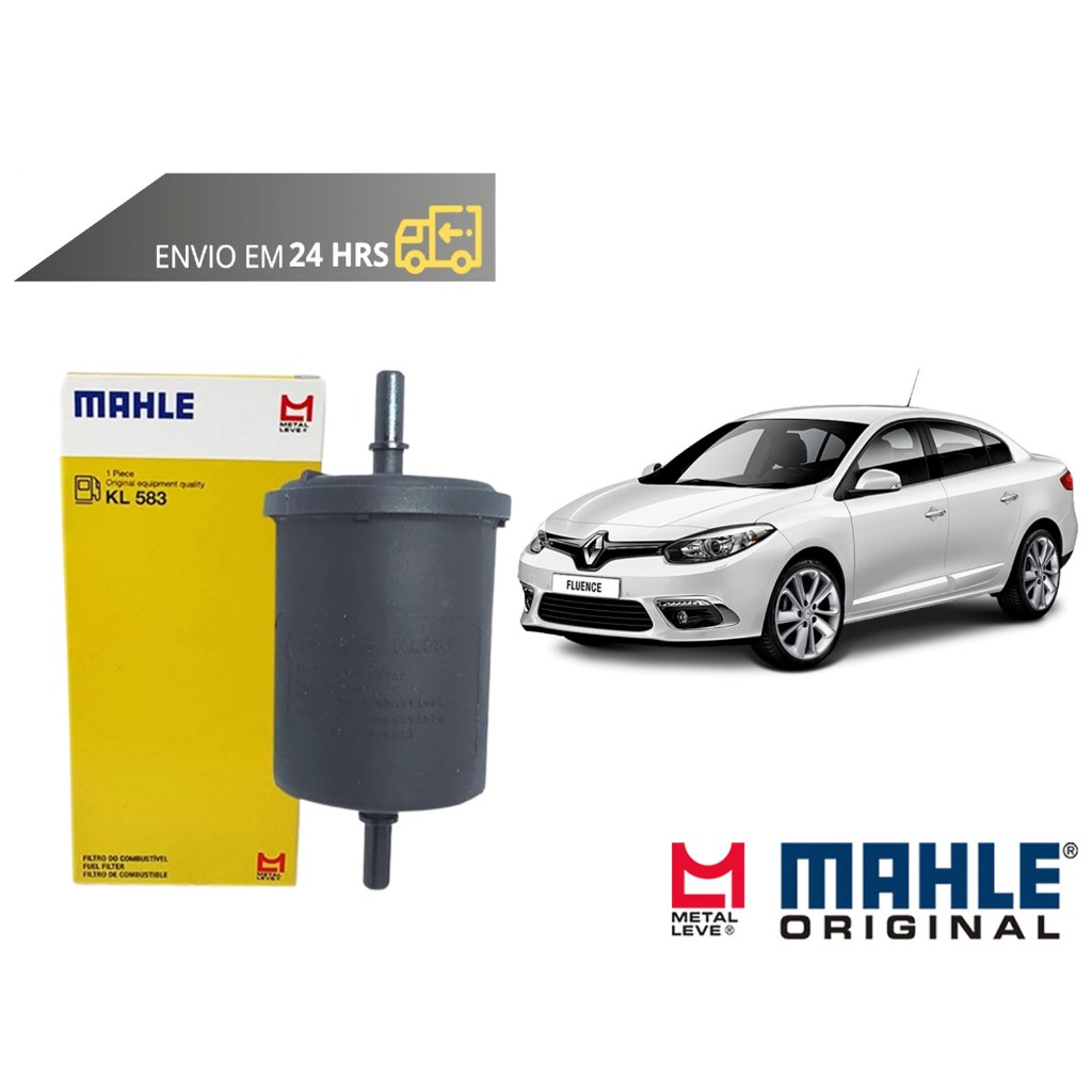 Filtro de Combustível Renault Fluence todos de 2011 a 2019 Original Mahle Metal Leve em Oferta na Shopee