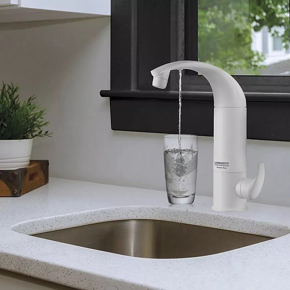 Purificador De Água De Mesa Acqua Due Lorenzetti Branco