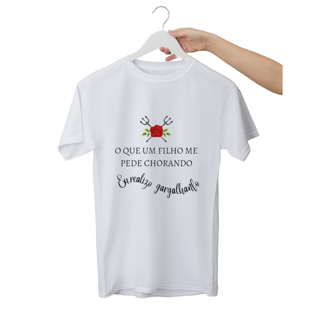 Camiseta Pomba Gira Orixá Candomblé Umbanda 100% algodão