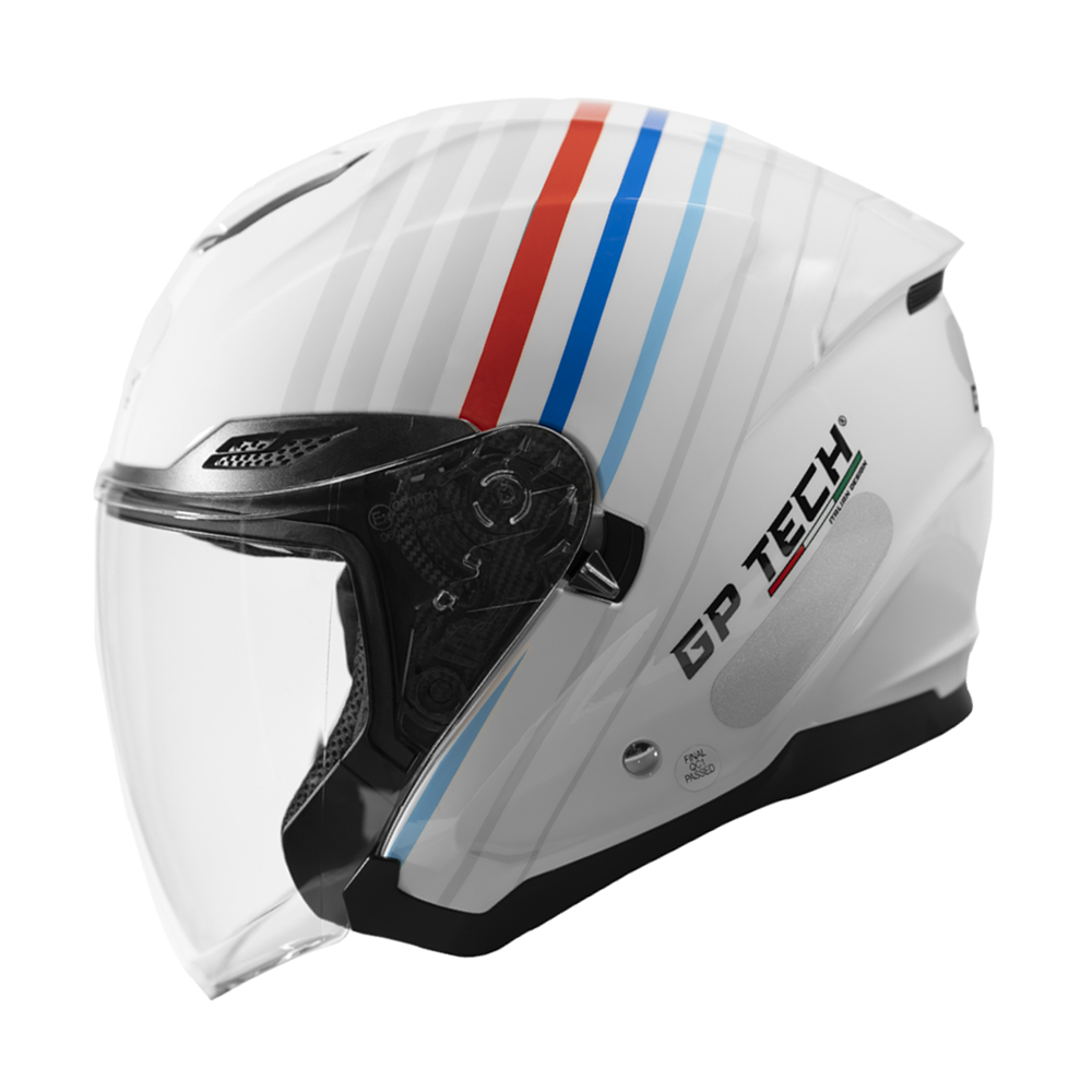 Capacete De Moto Aberto Feminino E Masculino Gp Tech Open OF669 Range