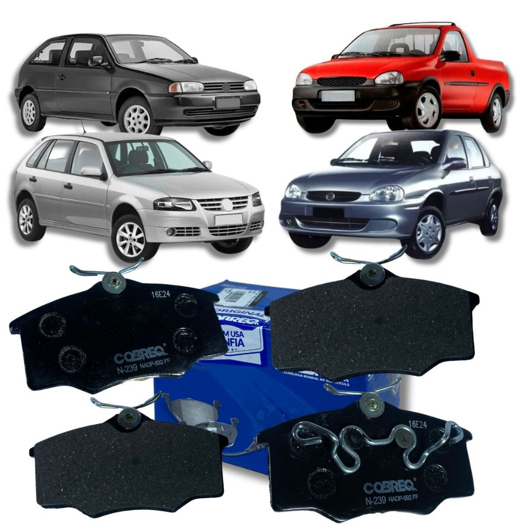 Pastilha Freio Cobreq Gm Corsa Kadett Ipanema Corsa Pickup em Oferta na Shopee
