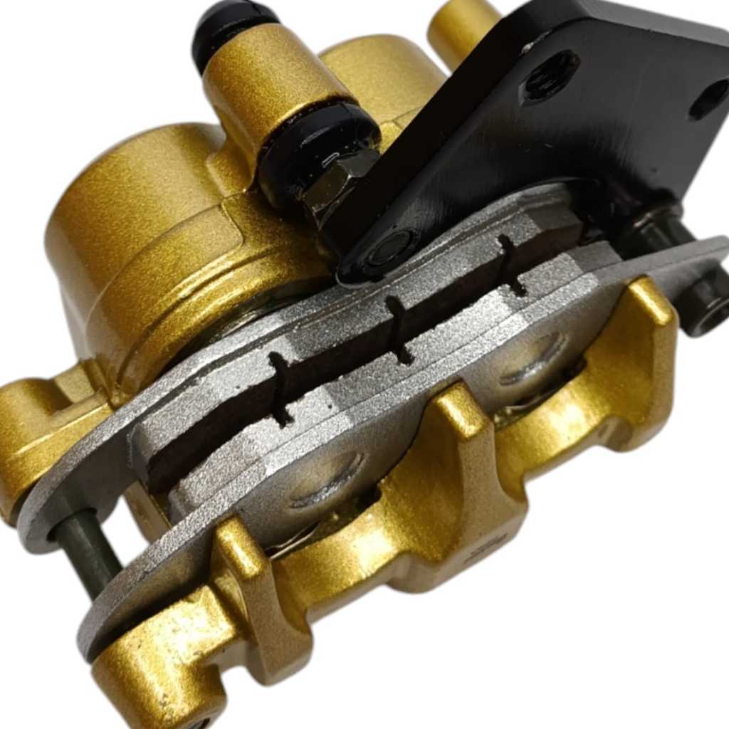 Pinça de Freio Pistão Duplo Cg Titan 150 2004 a 2008 Preta — imagem 2 de 2