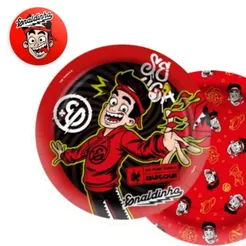 8~32 PRATO PAPEL REDONDO 18 cm ENALDINHO REGINA (CHOCO)