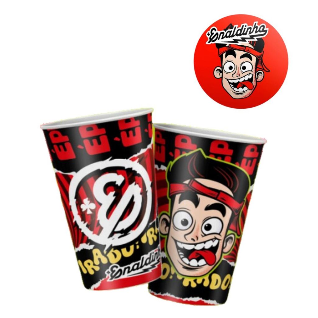 8~32 COPO PAPEL 180 ml ENALDINHO REGINA em Oferta na Shopee