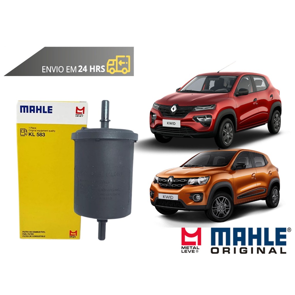 Filtro de Combustível Renault Kwid todos de 2017 a 2025 Original Mahle Metal Leve em Oferta na Shopee
