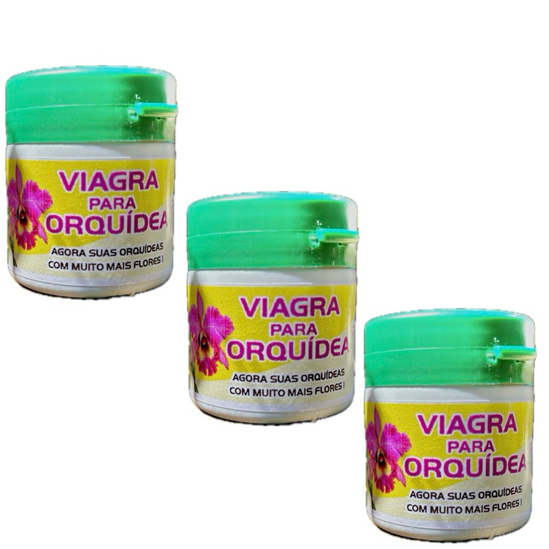 Kit 3 Fertilizante Viagra Para Orquídeas
