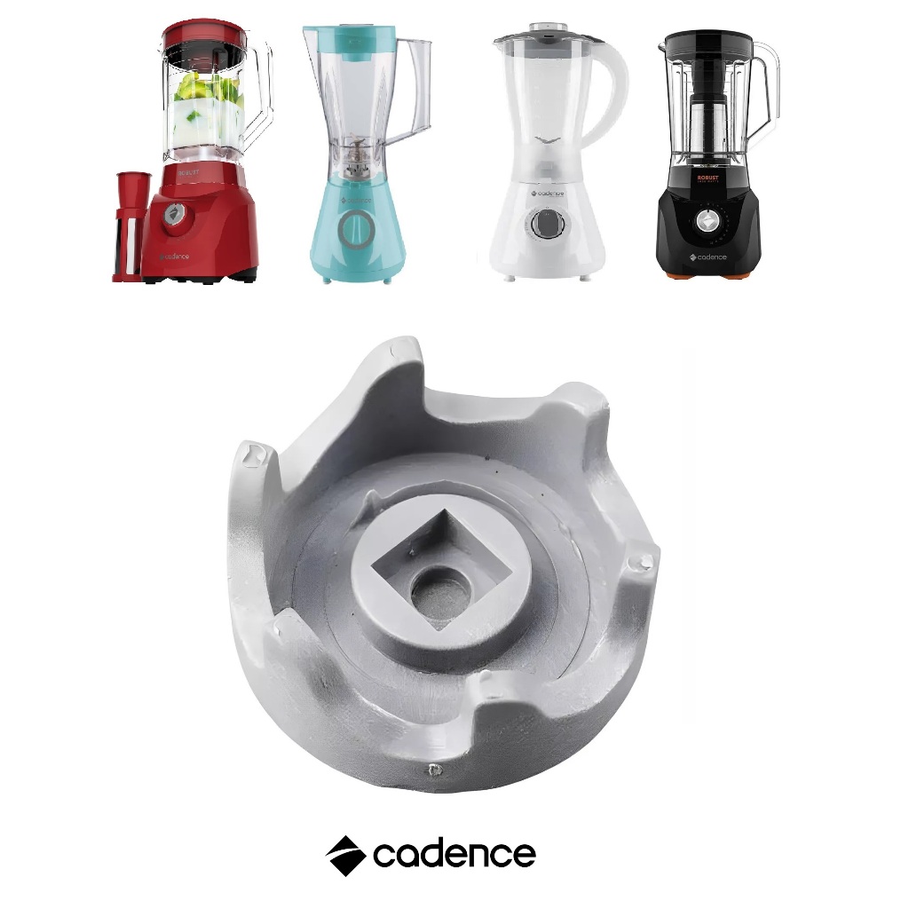 Arraste liquidificador Cadence 610 Power 1400w reforçado do Copo Oster Arrastador copo