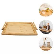 Bandeja Retangular De Bambu Com Alças Café Da Manhã Oikos 35X24 cm Hauskraft