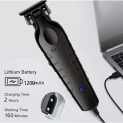 Máquina de Cortar Cabelo e Barba Profissional - Pezinho e Acabamento
