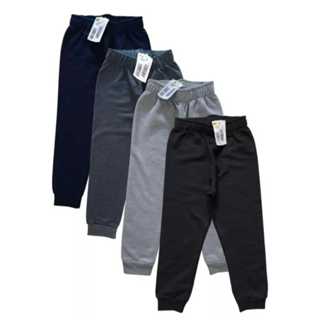 KIT 4 Un Calça Moletom Infantil  1 a 16 anos unissex menina e menino