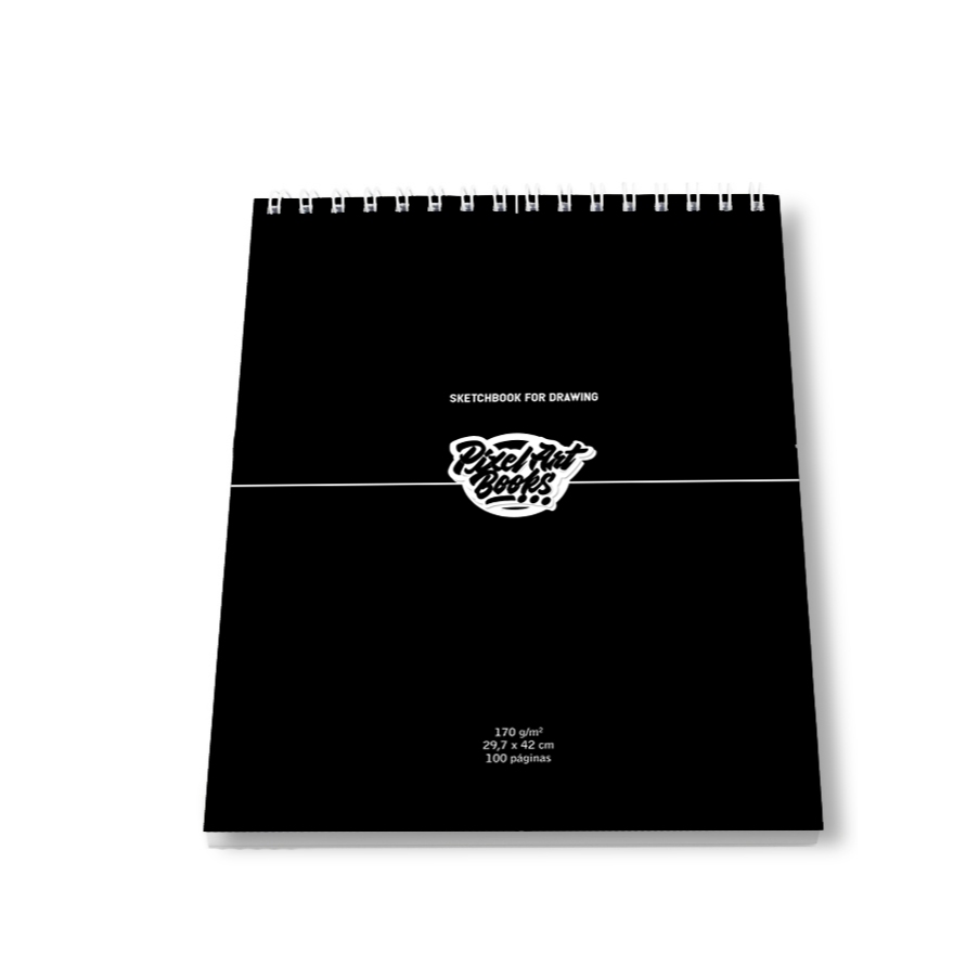 Sketchbook Caderno Para Desenho Liso A3 29.7x42cm 170grs 50 Folhas
