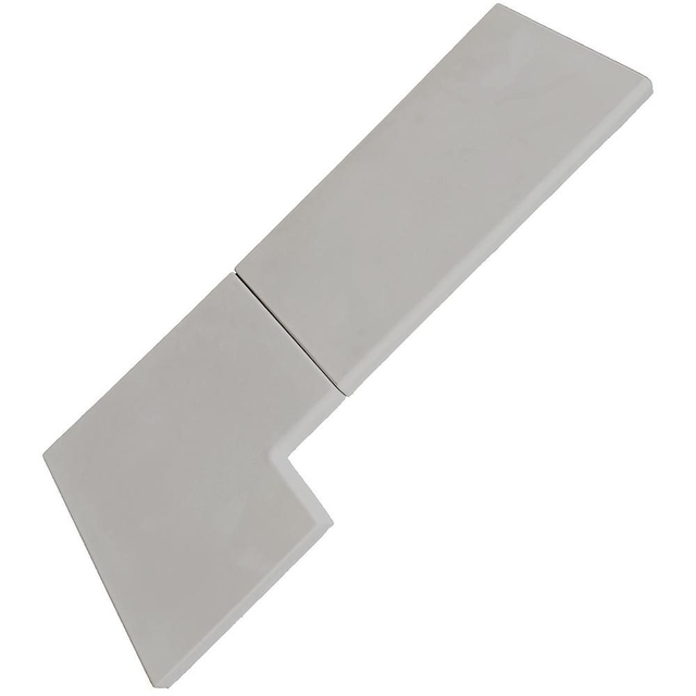 Forma 3d Borda De Piscina Reta Lisa 50x30 + Canto Abs 2mm Molde para cimento/concreto 3d 458 + 459